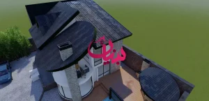 اجرا و نصب سقف آردواز ویلایی